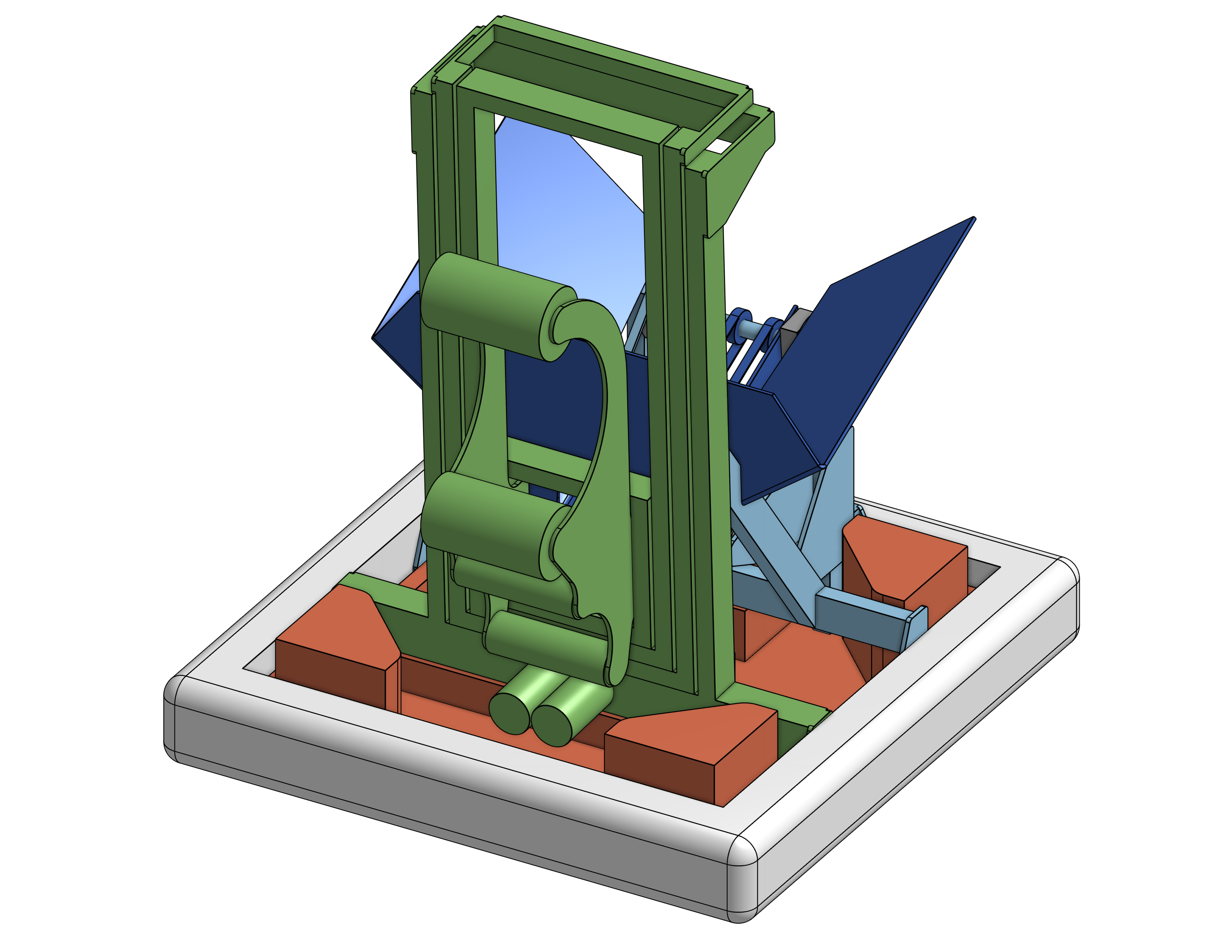'Block CAD' of the 2025 robot.