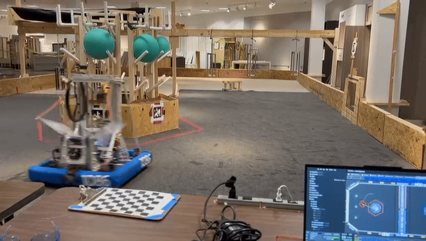 AprilTag-based 3D pose solve in field environment.