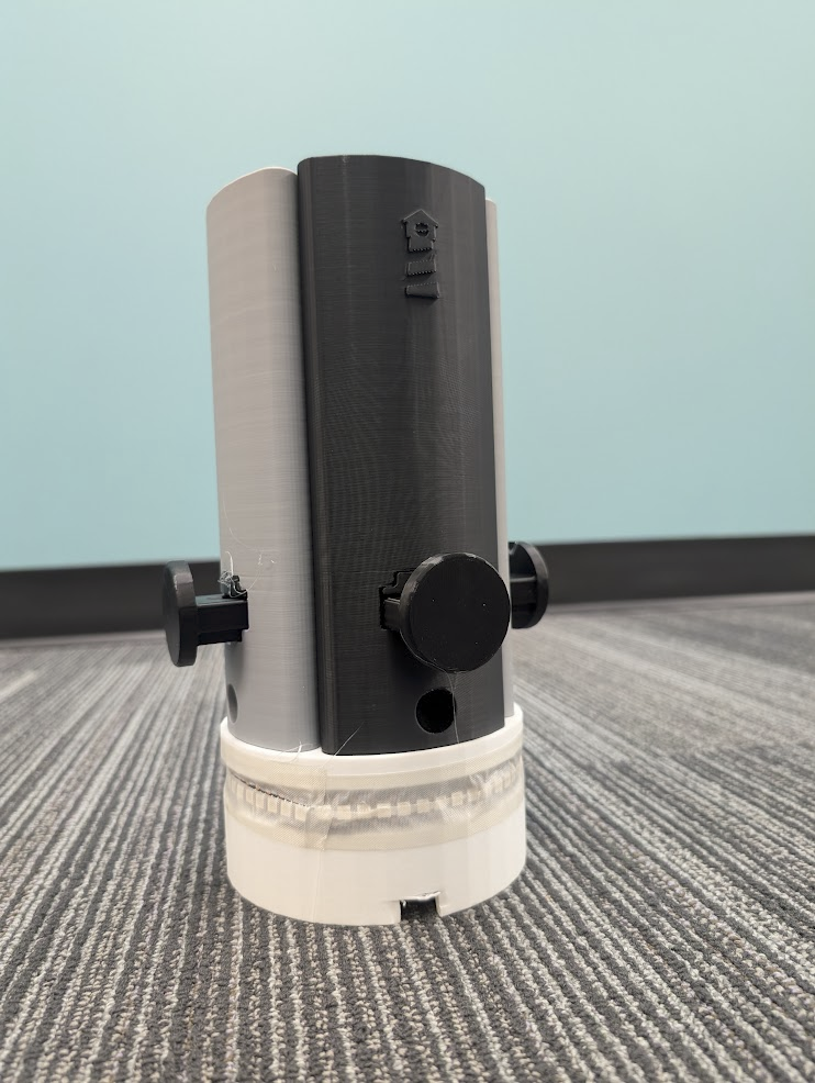 3D-printed Lighthouse prototype.